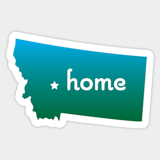 Montana is Home Sticker